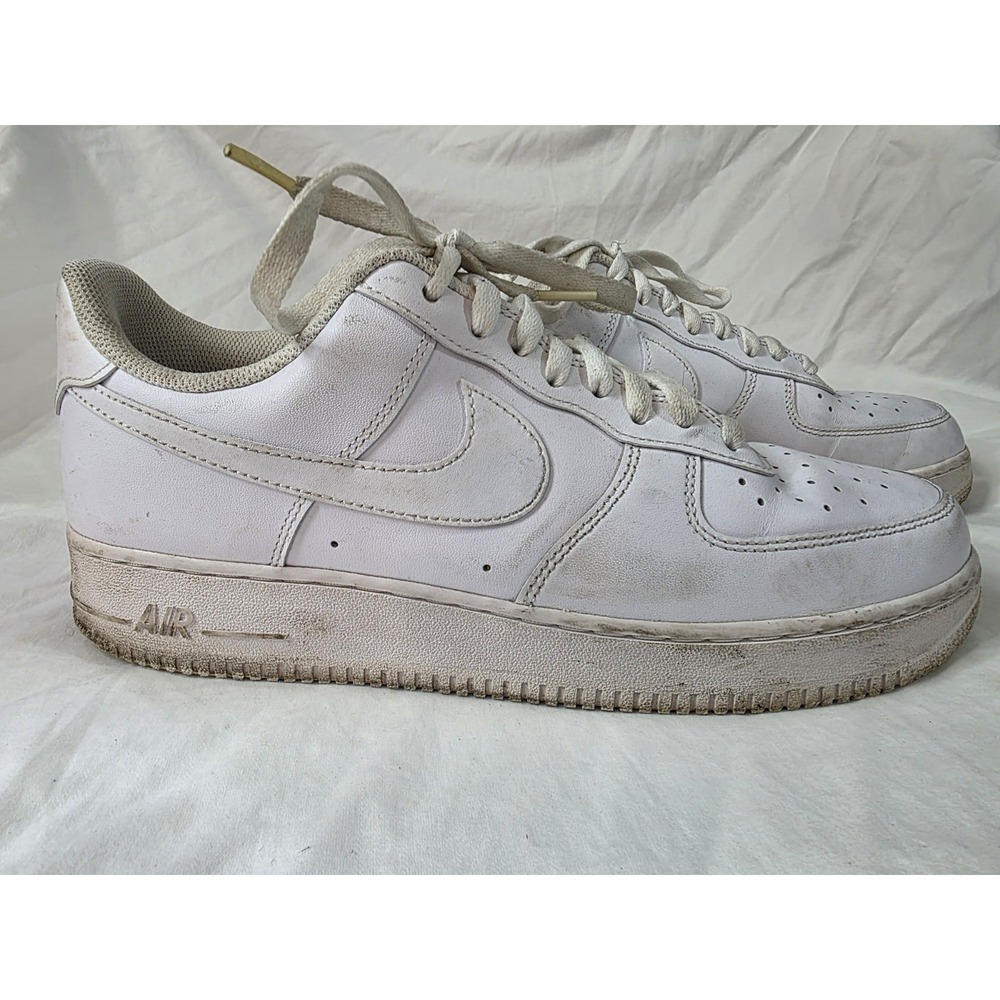 Nike Air Force 1 Low '07  Mens‎ Shoes Size 11.5 Triple White